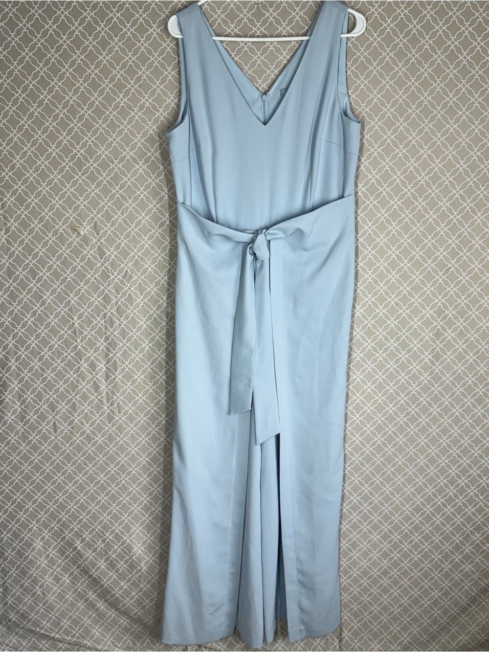 Antonio Melani Asia Stretch Crepe Jumpsuit in baby blue Size 12